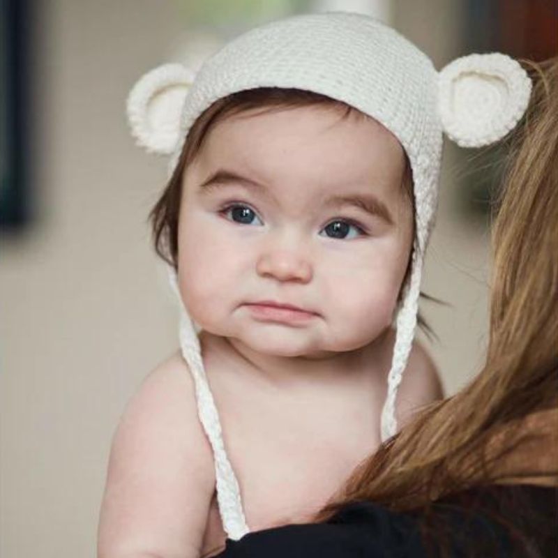 Tuque ours au crochet