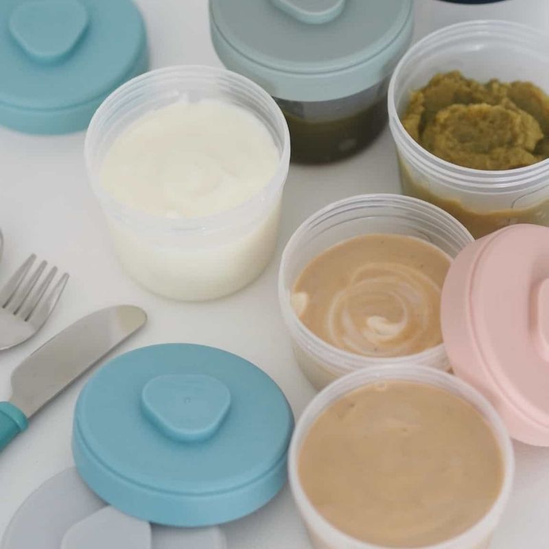 Baby Food Clip Containers Set of 6
