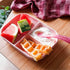 Divided Plate & Spoon Pink