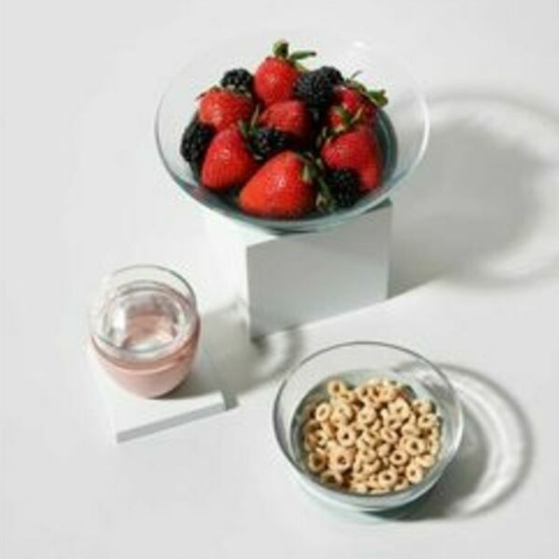 Glass Meal Set Eucalyptus
