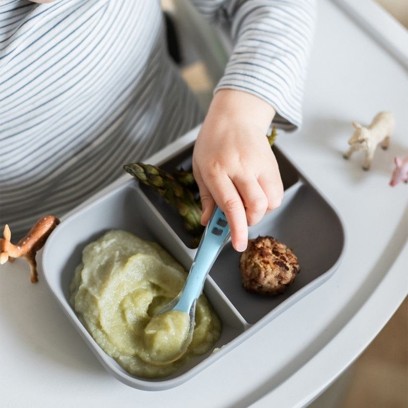 Divided Plate & Spoon