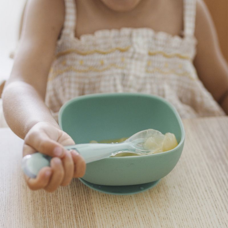 Silicone Suction Bowls Sage