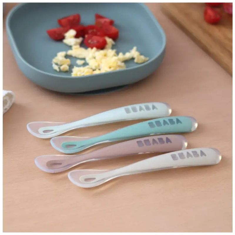 Second Stage Silicone Spoons - 4 Pack