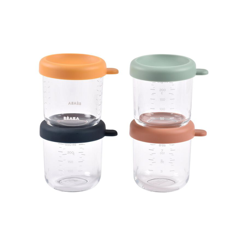 8oz Glass Baby Food Jars