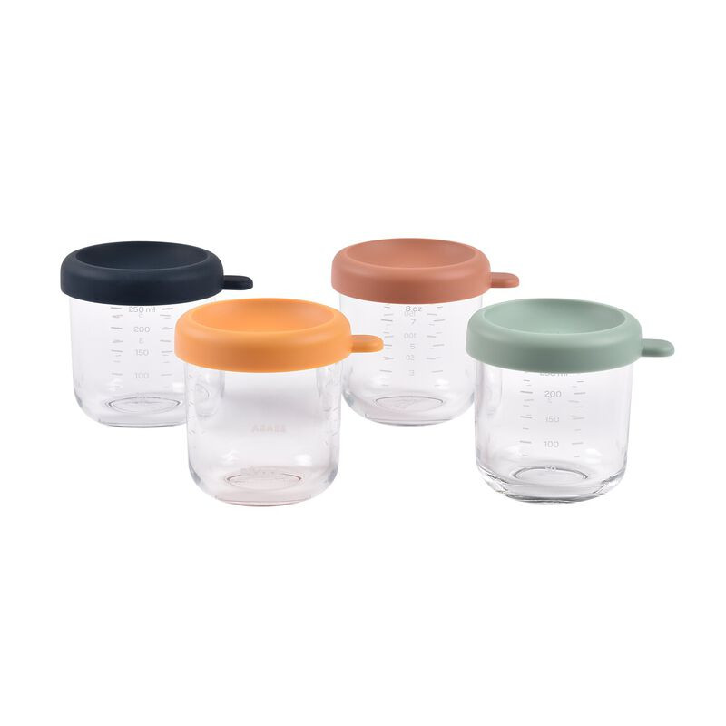 8oz Glass Baby Food Jars