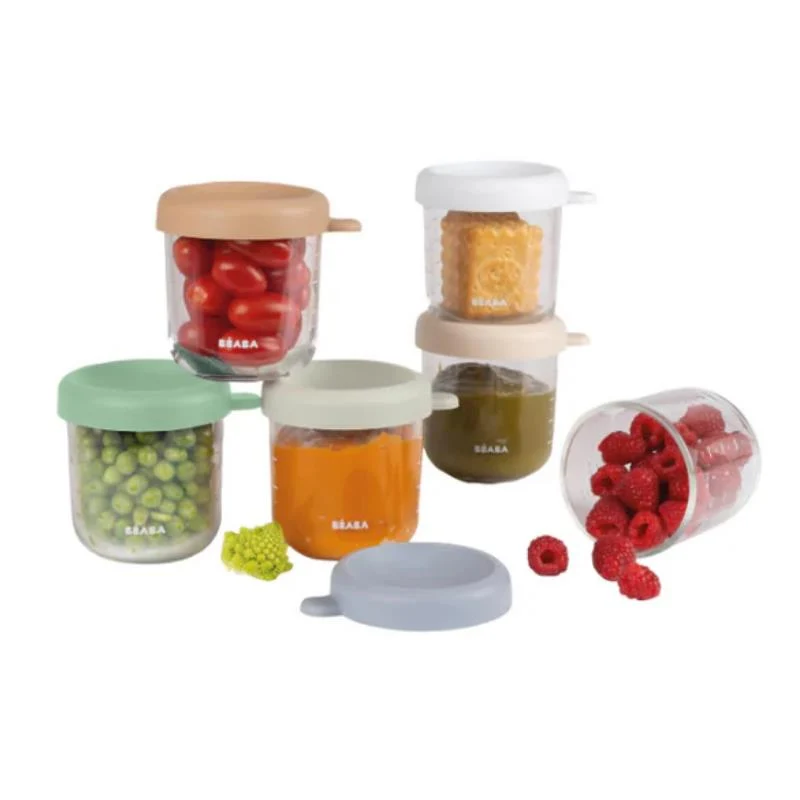 8oz Glass Baby Food Jars