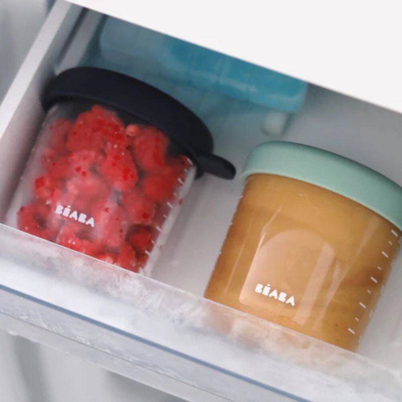 Set of 6 8oz Glass Baby Food Jars