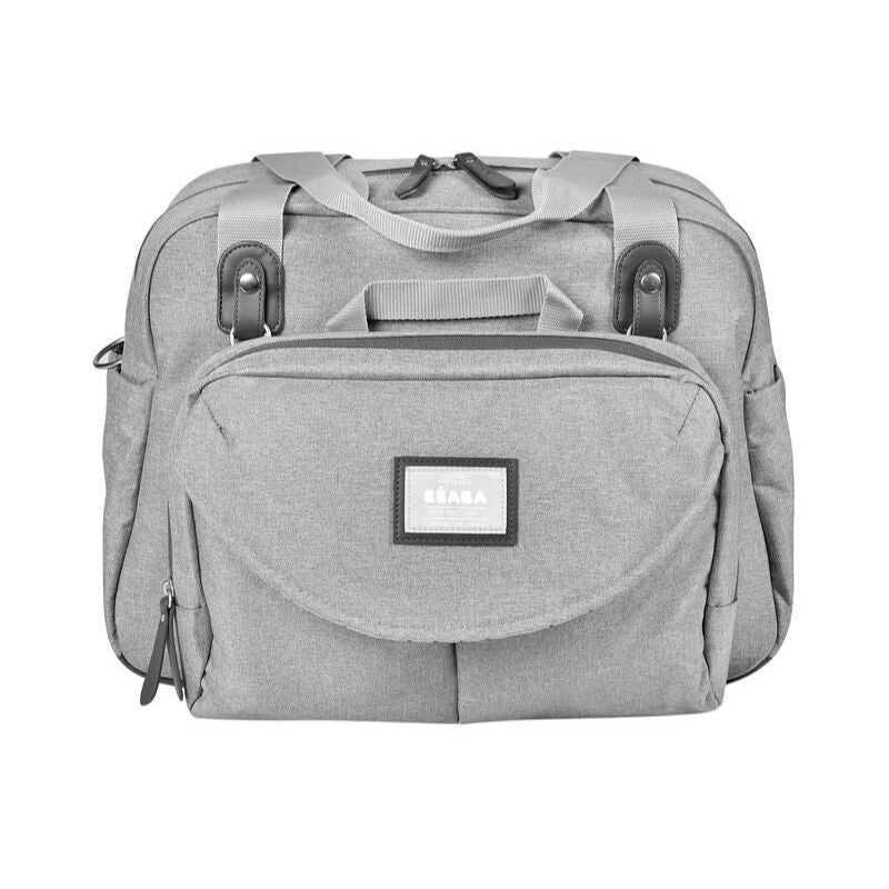 Geneva Changing and Diaper Bag Heather Grey