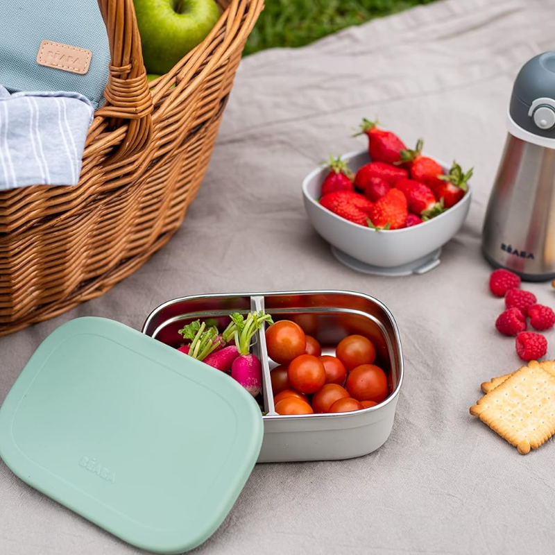 Stainless Steel Lunch Box-Sage