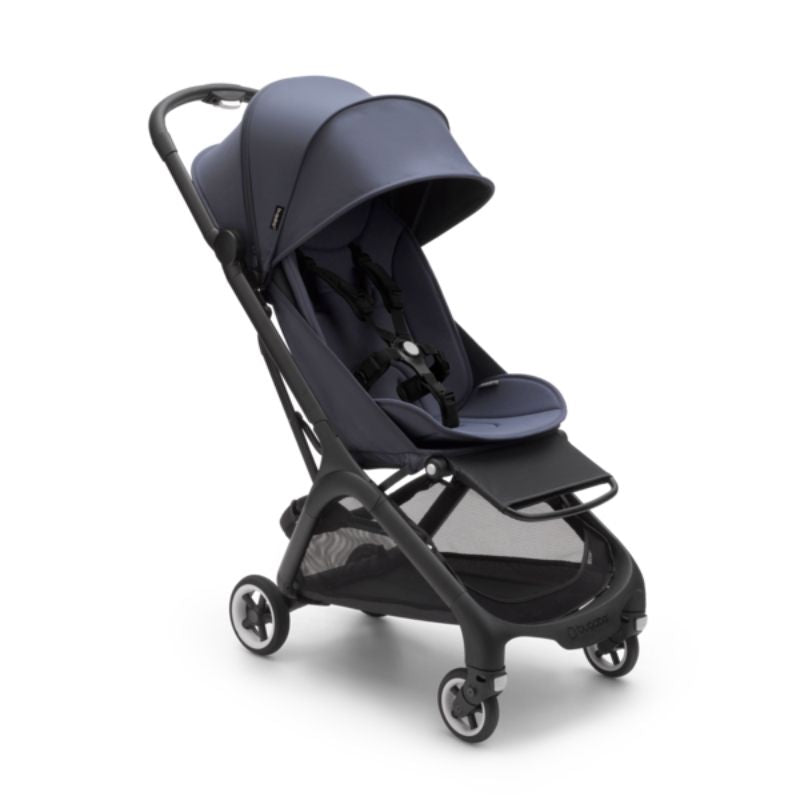 Butterfly Complete Ultra-Compact Stroller Black / Stormy Blue