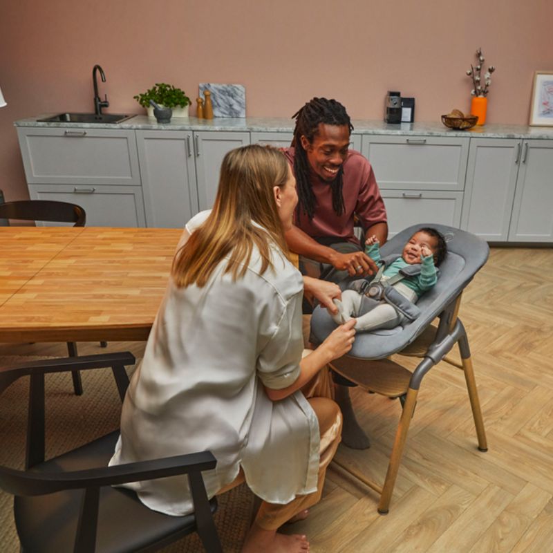 Giraffe High Chair Newborn Set Tornado Grey