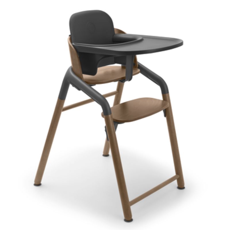 Giraffe Complete High Chair Set Warm Wood/Grey