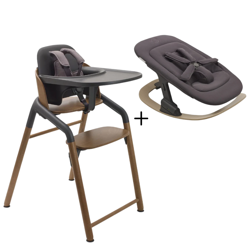 Giraffe Complete High Chair Set + Newborn Rocker