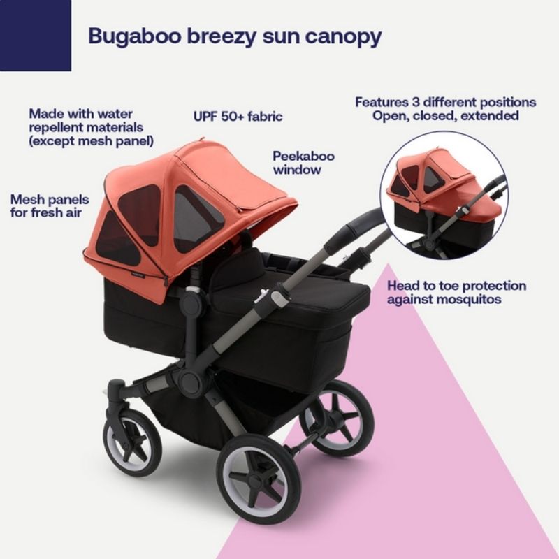bugaboo donkey pink canopy Donkey Breezy Canopy | Snuggle Bugz
