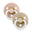 Glow In the Dark Natural Rubber Pacifier - 2 Pack Blush & Vanilla Glow