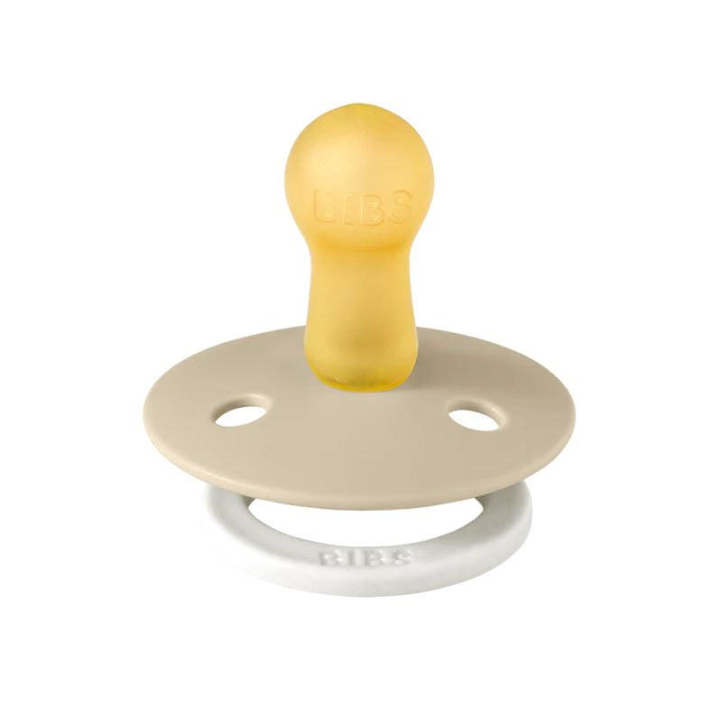 Glow In the Dark Natural Rubber Pacifier - 2 Pack Blush & Vanilla Glow