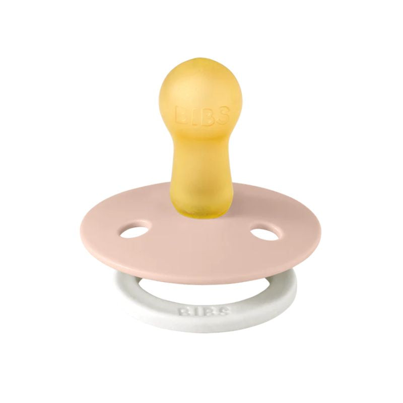 Glow In the Dark Natural Rubber Pacifier - 2 Pack Blush & Vanilla Glow