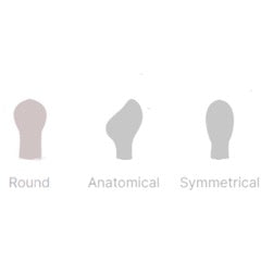 Natural Rubber Pacifier Combo - 2 Pack Grey & Mauve