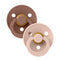 Natural Rubber Pacifier Combo - 2 Pack Woodchuck & Blush