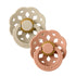 Boheme Natural Rubber Pacifier - 2 Pack Vanilla/Peach