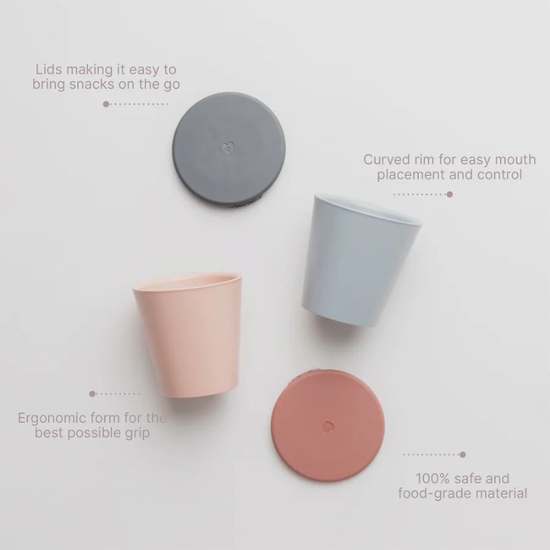 Silicone Cup Set Blush