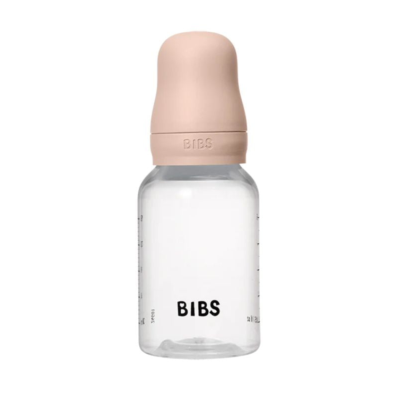 Baby Plastic Bottle Complete Set - Natural Rubber Latex