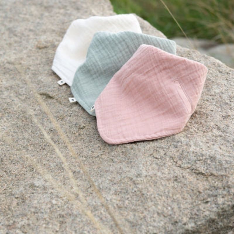Organic Bandana Bib Blush
