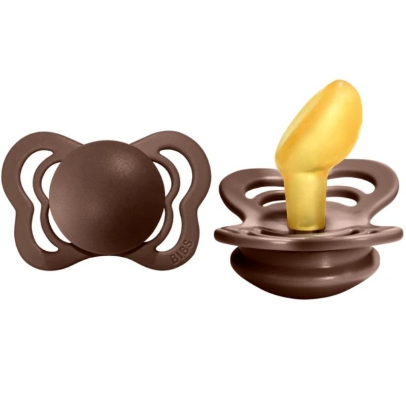 Couture Latex Pacifiers - 2 Pack Mocha