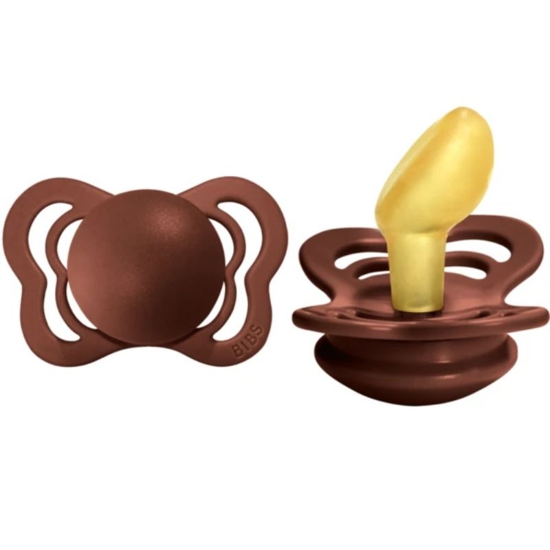 Couture Latex Pacifiers - 2 Pack Rust