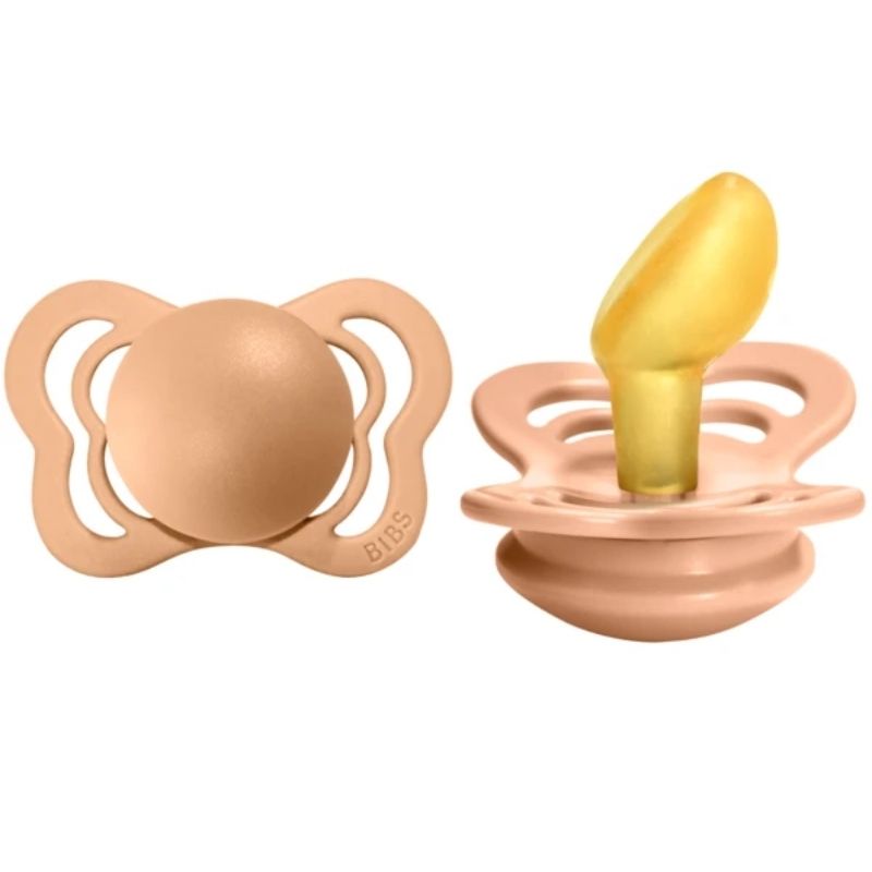 Couture Latex Pacifiers - 2 Pack Peach