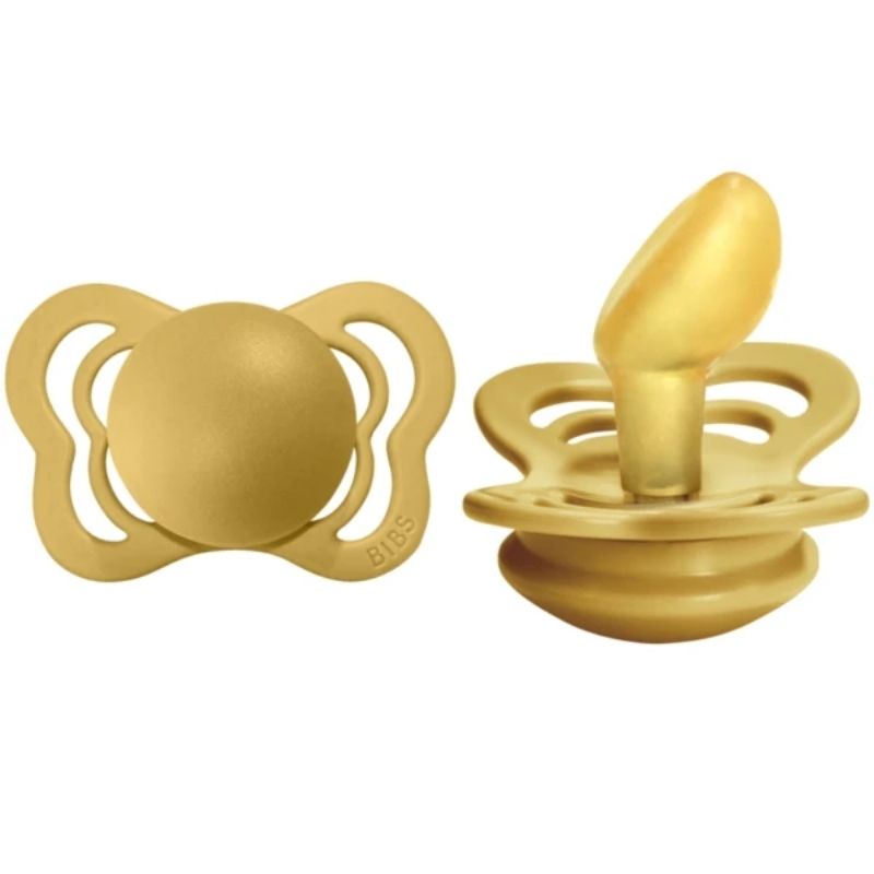 Couture Latex Pacifiers - 2 Pack Mustard