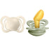 Couture Latex Pacifiers - 2 Pack Ivory and Sage