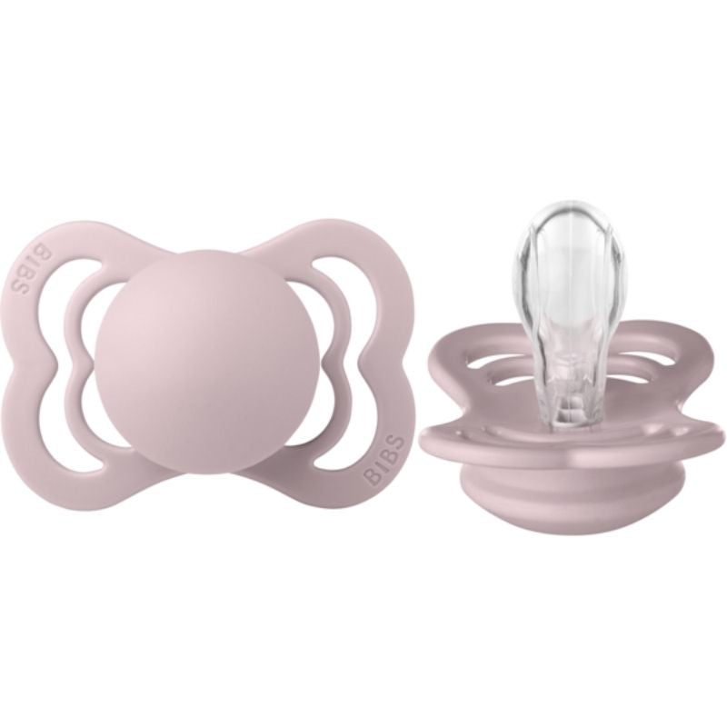 Silicone Supreme Pacifiers Pink Plum