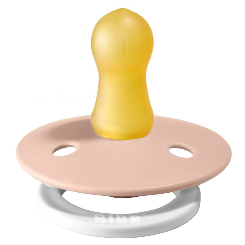 Glow In the Dark Natural Rubber Pacifier - 2 Pack blush glow