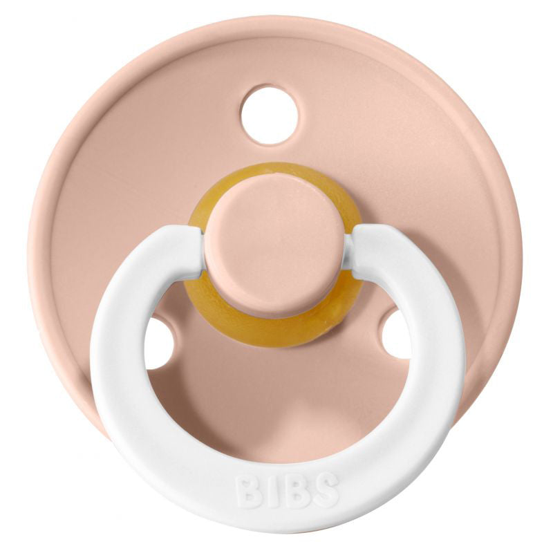 Glow In the Dark Natural Rubber Pacifier - 2 Pack blush glow