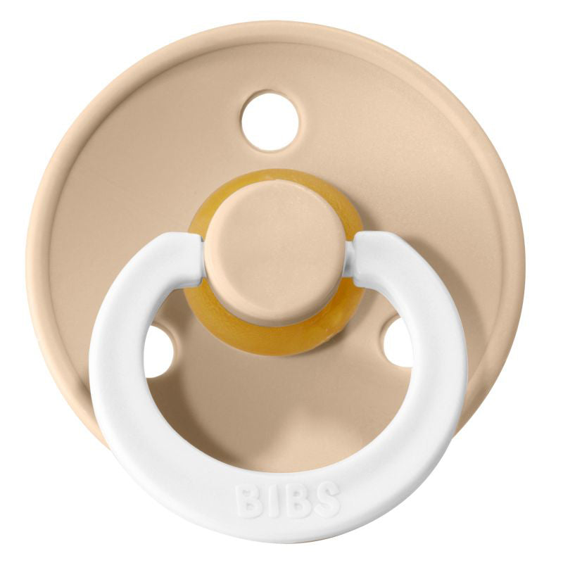 Glow In the Dark Natural Rubber Pacifier - 2 Pack ivory glow