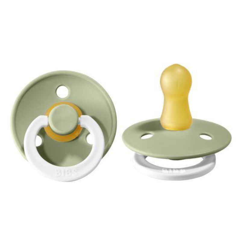 Glow In the Dark Natural Rubber Pacifier - 2 Pack sage glow