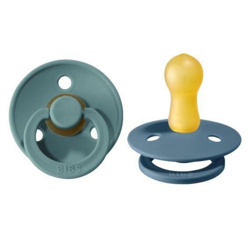 Natural Rubber Pacifier Combo - 2 Pack Island Sea & Petrol