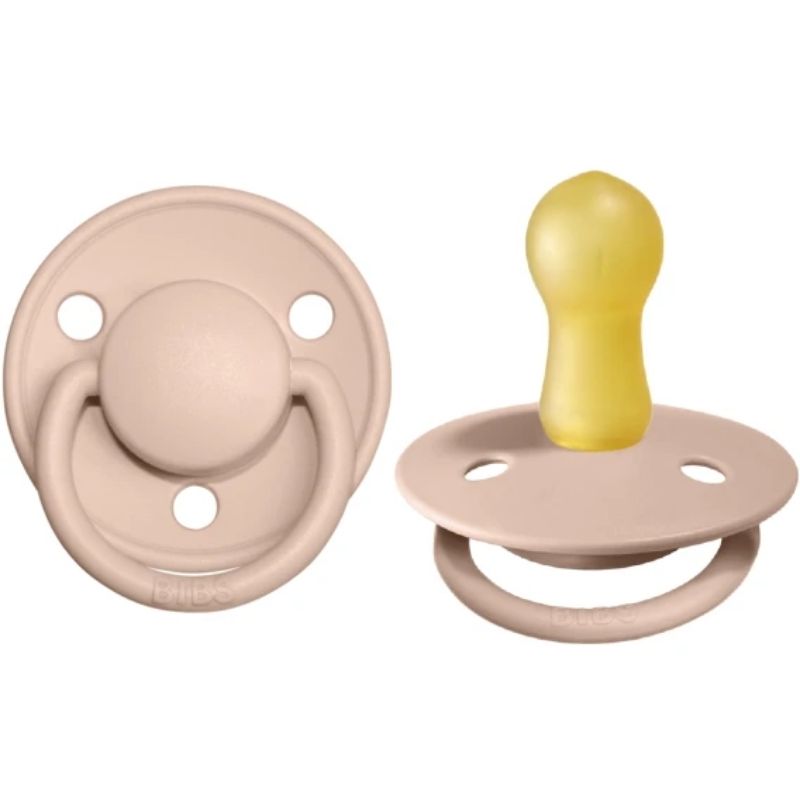 De Lux Natural Rubber Latex Pacifier - 2 Pack