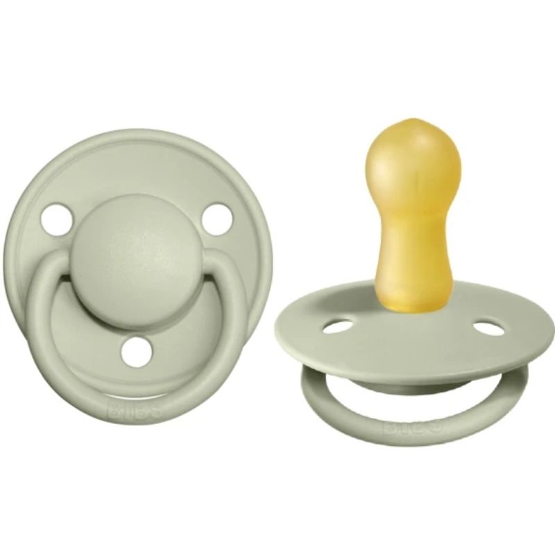 De Lux Natural Rubber Latex Pacifier - 2 Pack