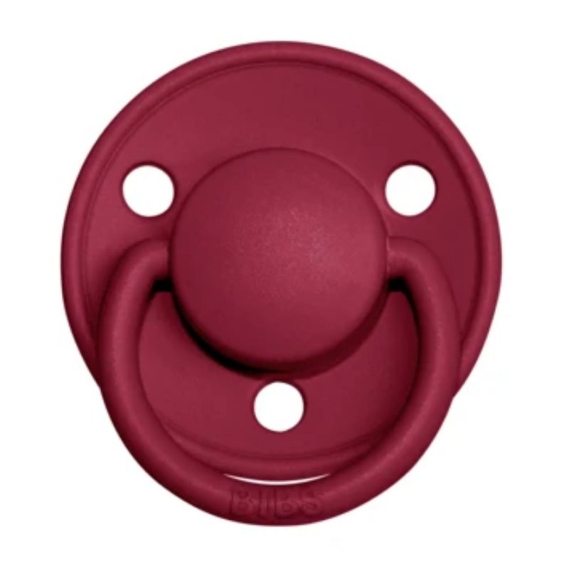 De Lux Natural Rubber Latex Pacifier - 2 Pack Ruby