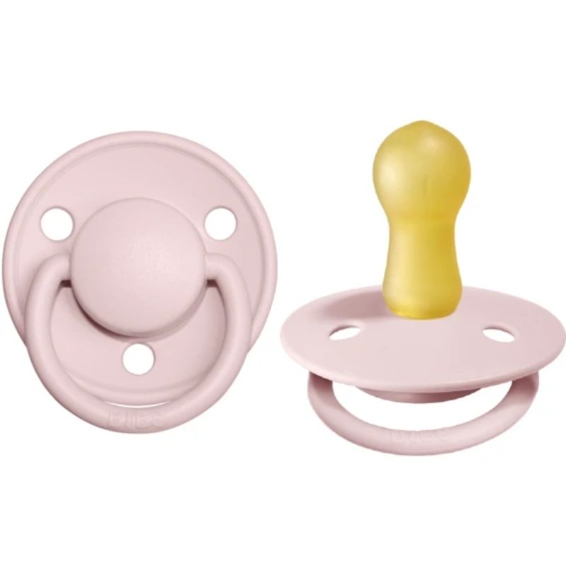 De Lux Natural Rubber Latex Pacifier - 2 Pack Blossom