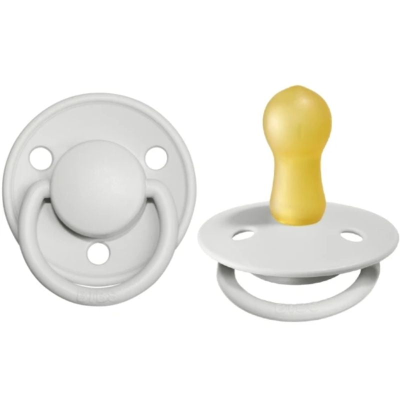 De Lux Natural Rubber Latex Pacifier - 2 Pack Haze