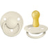 De Lux Natural Rubber Latex Pacifier - 2 Pack Ivory