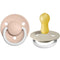 De Lux Natural Rubber Latex Pacifier - 2 Pack Blush Night and Vanilla Night