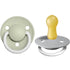 De Lux Natural Rubber Latex Pacifier - 2 Pack Sage Night and Cloud Night