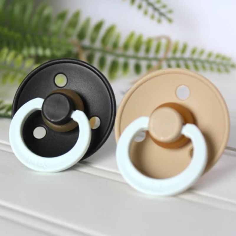 Glow In the Dark Natural Rubber Pacifier - 2 Pack