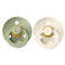 Natural Rubber Pacifier Combo - 2 Pack Sage & Ivory