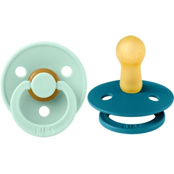 Natural Rubber Pacifier Combo - 2 Pack Nordic Mint & Forest Lake