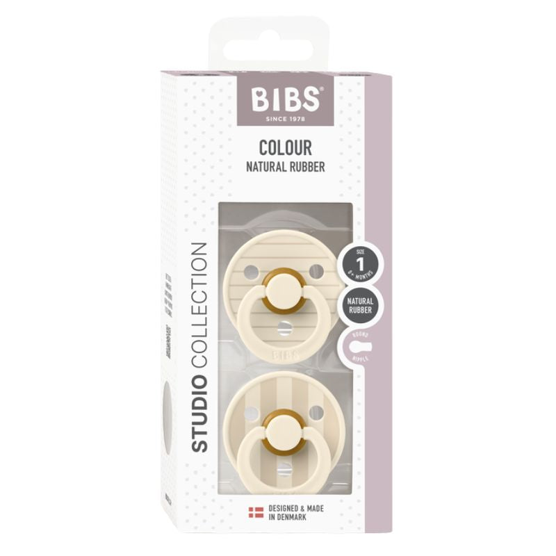 Studio Collection Natural Rubber Pacifier - 2 Pack